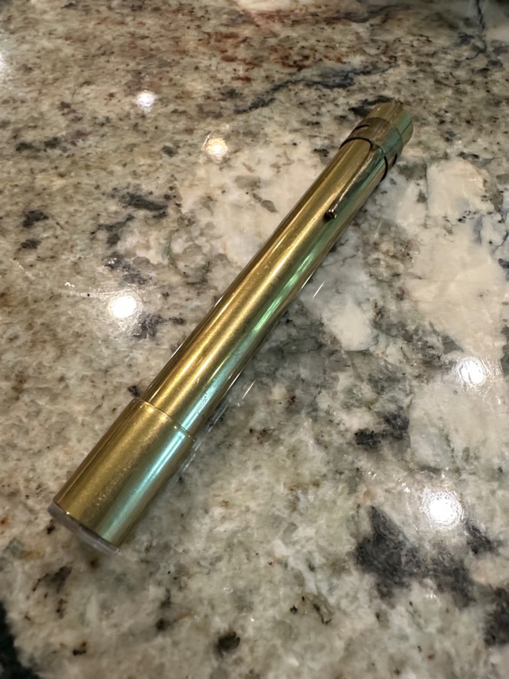 Vintage Brass Pocket Kaleidoscope by Van Cort